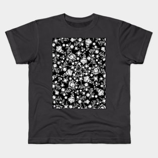 White flowers ornament Kids T-Shirt